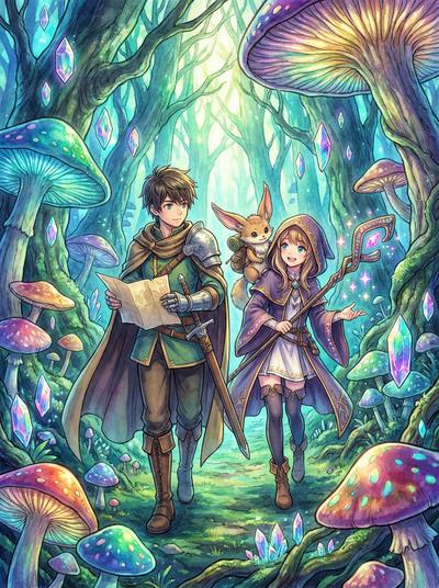 麻豆动漫-魔法森林探险记